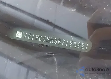 2011 Chevrolet Cruze Ls z USA, uszkodzony, nr VIN 1G1PC5SH3B7123221